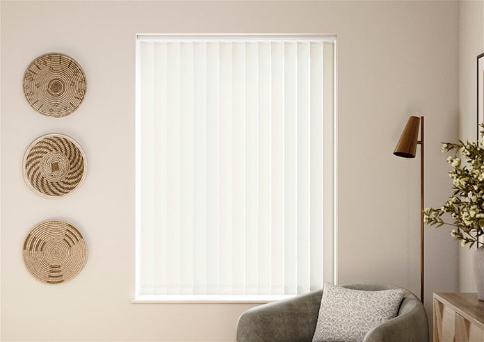Sabari, Pristine White - Vertical Blind - Image 8